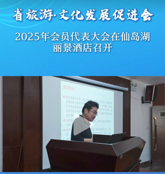 高洁教授为省旅游·文化发展促进...